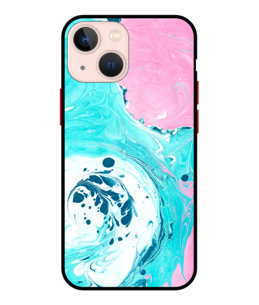 Husa IPhone 15, Protectie AirDrop, Marble, Paint